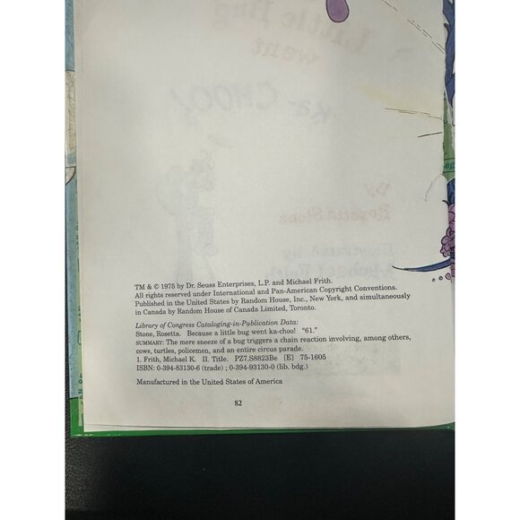 6 book Dr. Suess bundle “it’s not easy being a bunny”  “are you my mother” - Picture 8 of 16